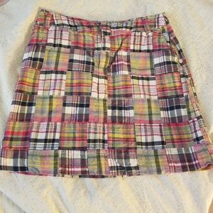 Merona womens plaid skirt